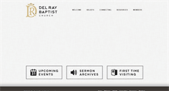 Desktop Screenshot of delraybaptist.org