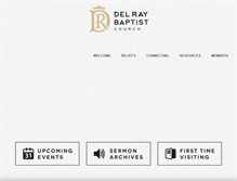 Tablet Screenshot of delraybaptist.org